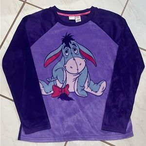 Disney Baby Eeyore Long Sleeve Super Soft Raglan Top